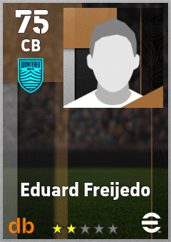 Eduard Freijedo — CB, OVR 75, MAX 75