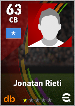 Jonatan Rieti — CB, OVR 63, MAX 63