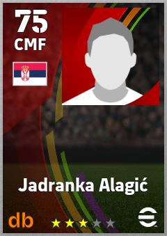 Jadranka Alagić eFootball player card