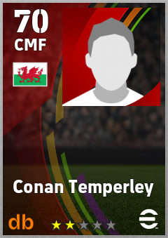 Conan Temperley eFootball player card