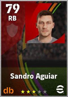 Sandro Aguiar — RB, OVR 79, MAX 79