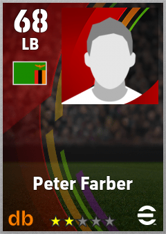 Peter Farber eFootball player card