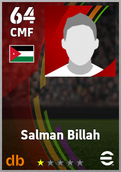 Salman Billah eFootball player card
