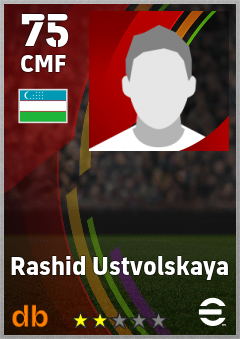 Rashid Ustvolskaya — CMF, OVR 75, MAX 75