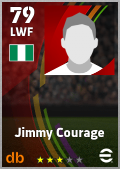 Jimmy Courage — LWF, OVR 79, MAX 79