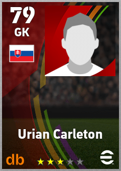Urian Carleton — GK, OVR 79, MAX 79