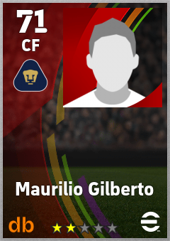 Maurilio Gilberto — CF, OVR 71, MAX 71