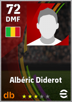 Albéric Diderot eFootball player card
