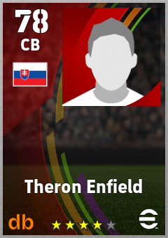 Theron Enfield eFootball player card