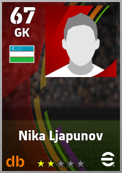 Nika Ljapunov eFootball player card