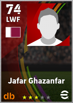 Jafar Ghazanfar eFootball player card