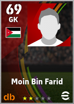 Moin Bin Farid eFootball player card