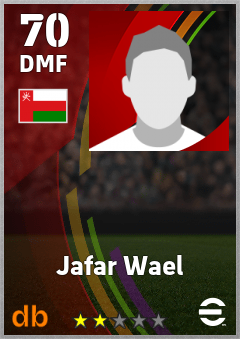 Jafar Wael eFootball player card