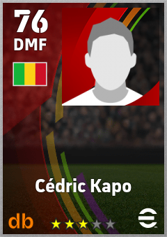Cédric Kapo eFootball player card