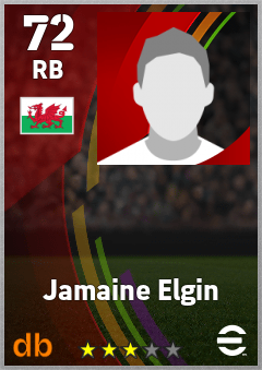 Jamaine Elgin eFootball player card