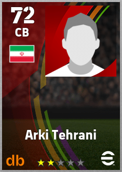 Arki Tehrani eFootball player card