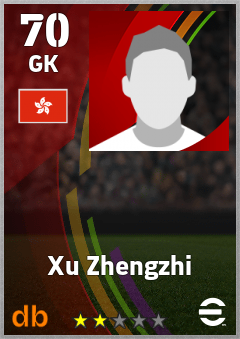Xu Zhengzhi eFootball player card