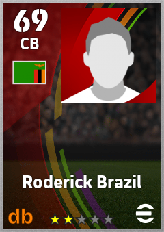 Roderick Brazil eFootball player card