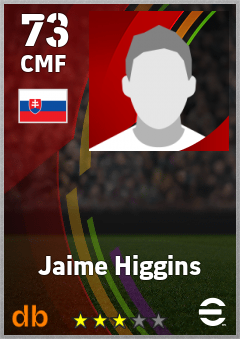 Jaime Higgins eFootball player card