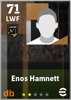 Enos Hamnett — LWF, OVR 71, MAX 71