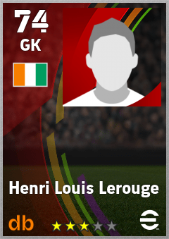 Henri Louis Lerouge eFootball player card