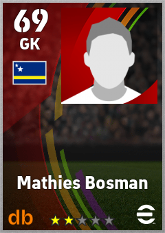 Mathies Bosman eFootball player card