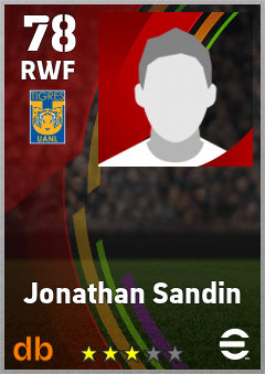 Jonathan Sandin — RWF, OVR 78, MAX 78