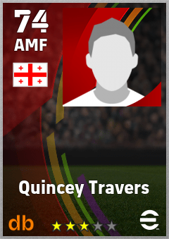 Quincey Travers eFootball player card