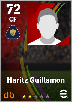 Haritz Guillamon — CF, OVR 72, MAX 72