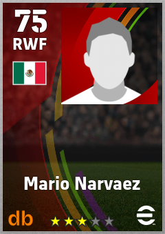 Mario Narvaez eFootball player card