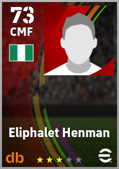 Eliphalet Henman eFootball player card