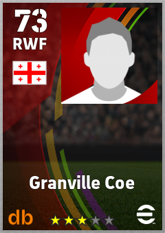 Granville Coe eFootball player card