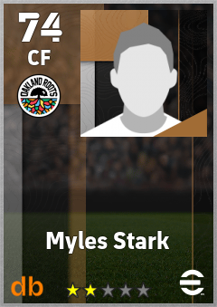 Myles Stark — CF, OVR 74, MAX 74