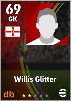 Willis Glitter eFootball player card