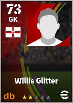 Willis Glitter — GK, OVR 73, MAX 73