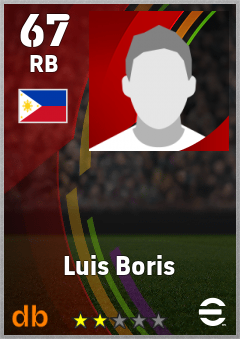 Luis Boris eFootball player card