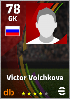 Victor Volchkova — GK, OVR 78, MAX 78