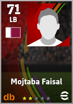 Mojtaba Faisal eFootball player card