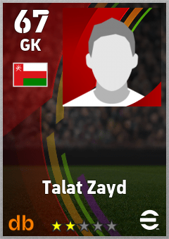 Talat Zayd eFootball player card