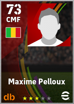 Maxime Pelloux eFootball player card