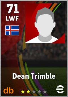 Dean Trimble eFootball player card