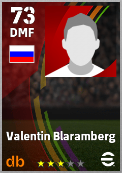 Valentin Blaramberg eFootball player card
