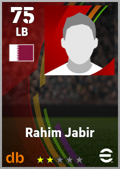 Rahim Jabir — LB, OVR 75, MAX 75
