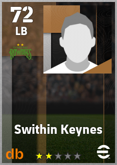 Swithin Keynes — LB, OVR 72, MAX 72