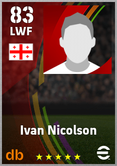Ivan Nicolson eFootball player card