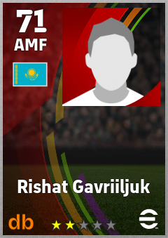 Rishat Gavriiljuk — AMF, OVR 71, MAX 71