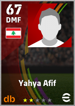 Yahya Afif eFootball player card