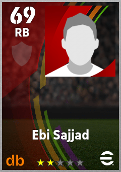 Ebi Sajjad eFootball player card