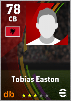 Tobias Easton — CB, OVR 78, MAX 78