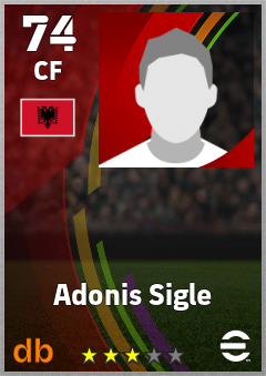 Adonis Sigle eFootball player card